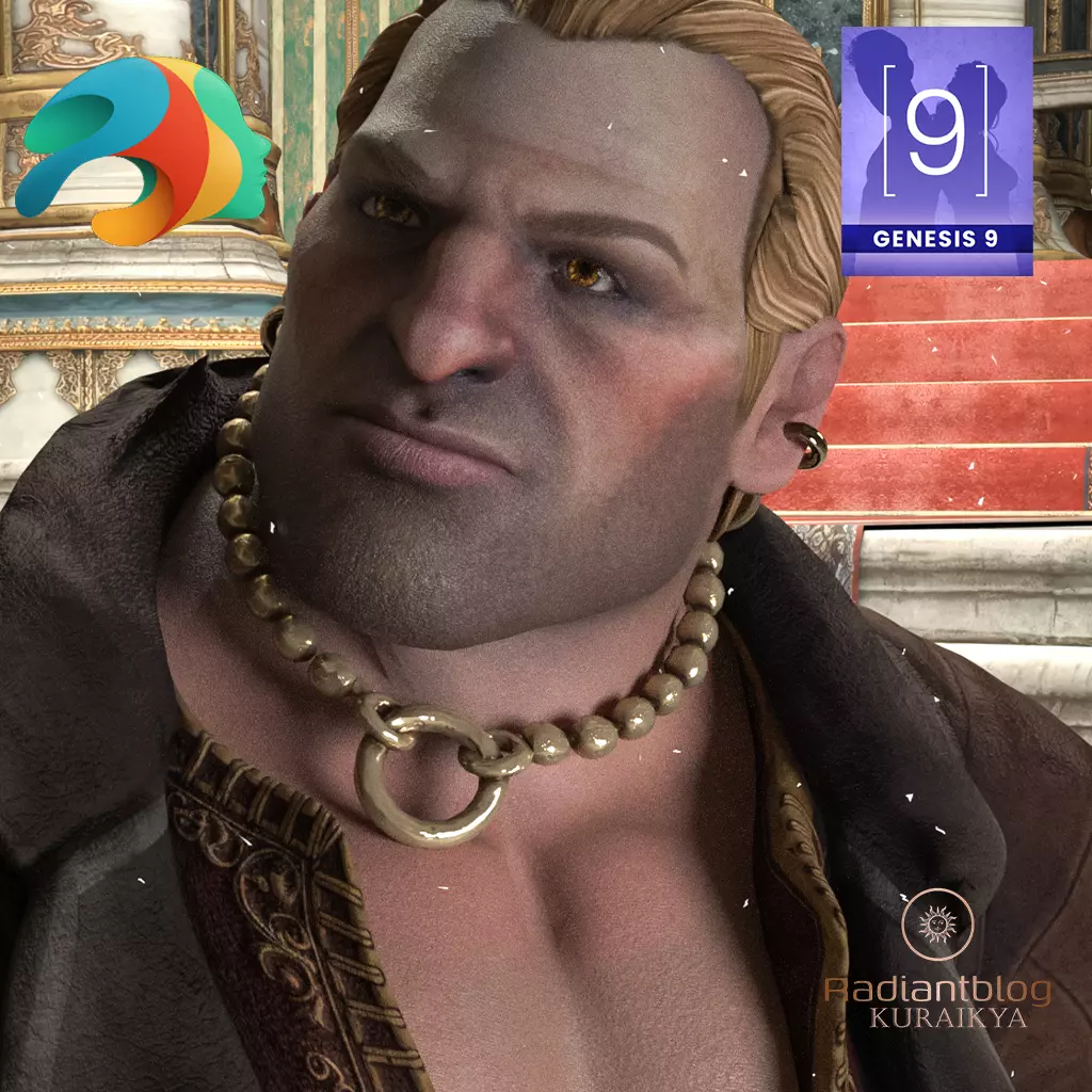Dwarf Warwick for Genesis 9 3D model