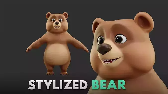 Bear III - Stylized Cartoon