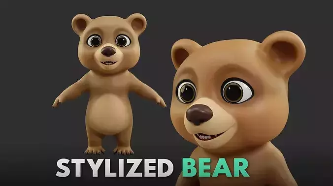 Bear IV - Stylized Cartoon