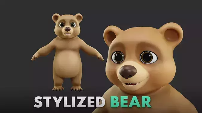 Bear VII - Stylized Cartoon