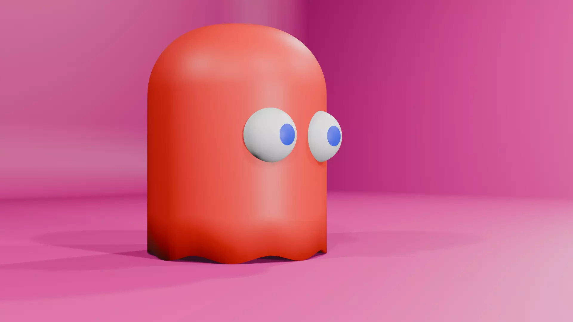 Pacman Ghost 3D model