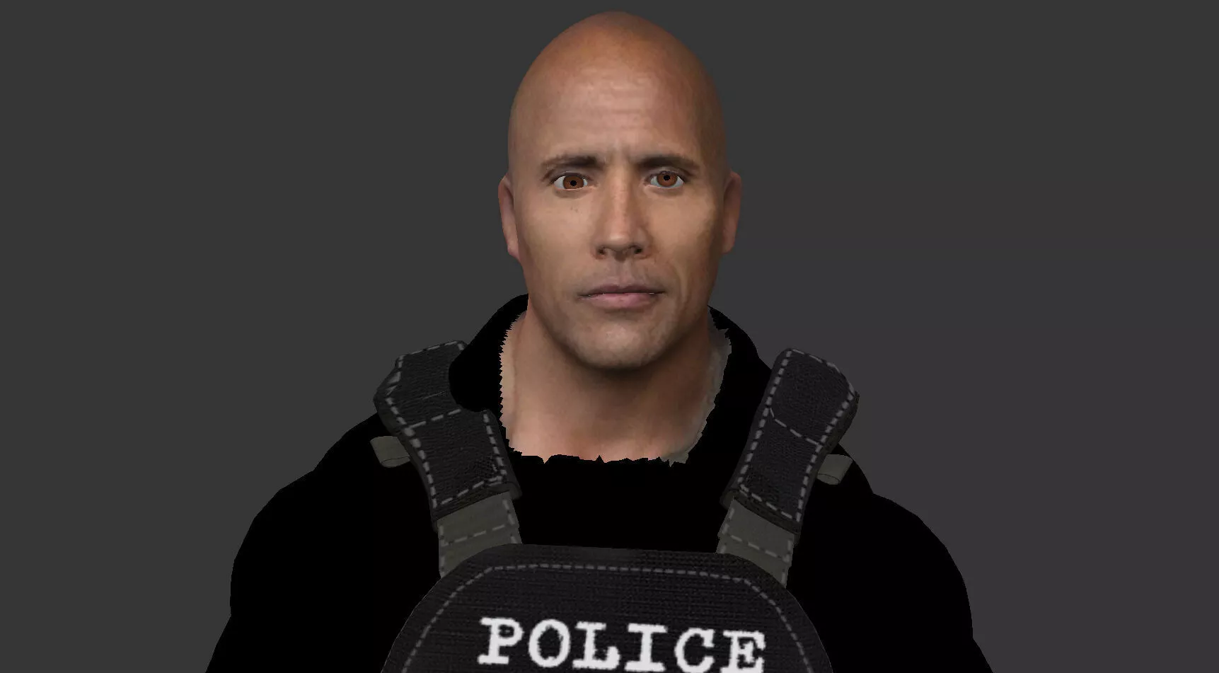 The rock lookalike 3D model