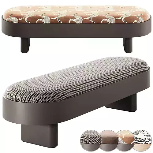 Delano Bench By ReDeco 3D model