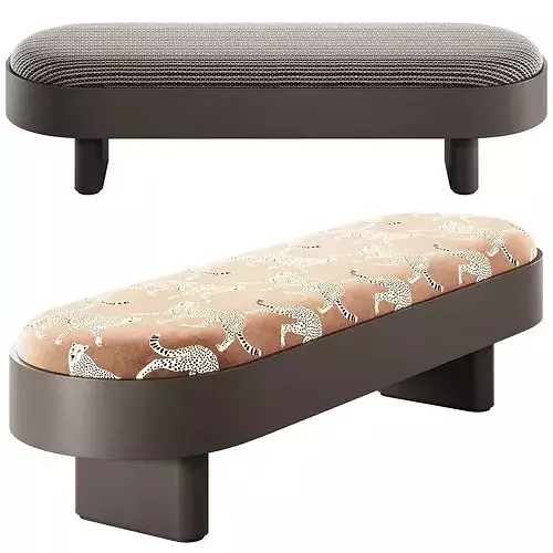 Delano Bench By ReDeco 3D model 4