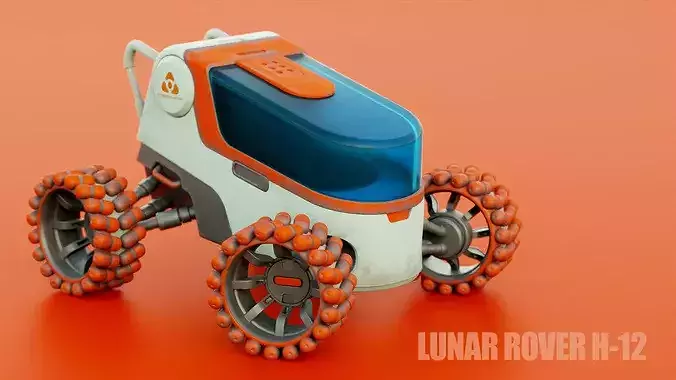 LUNAR ROVER H-12 RIGGED