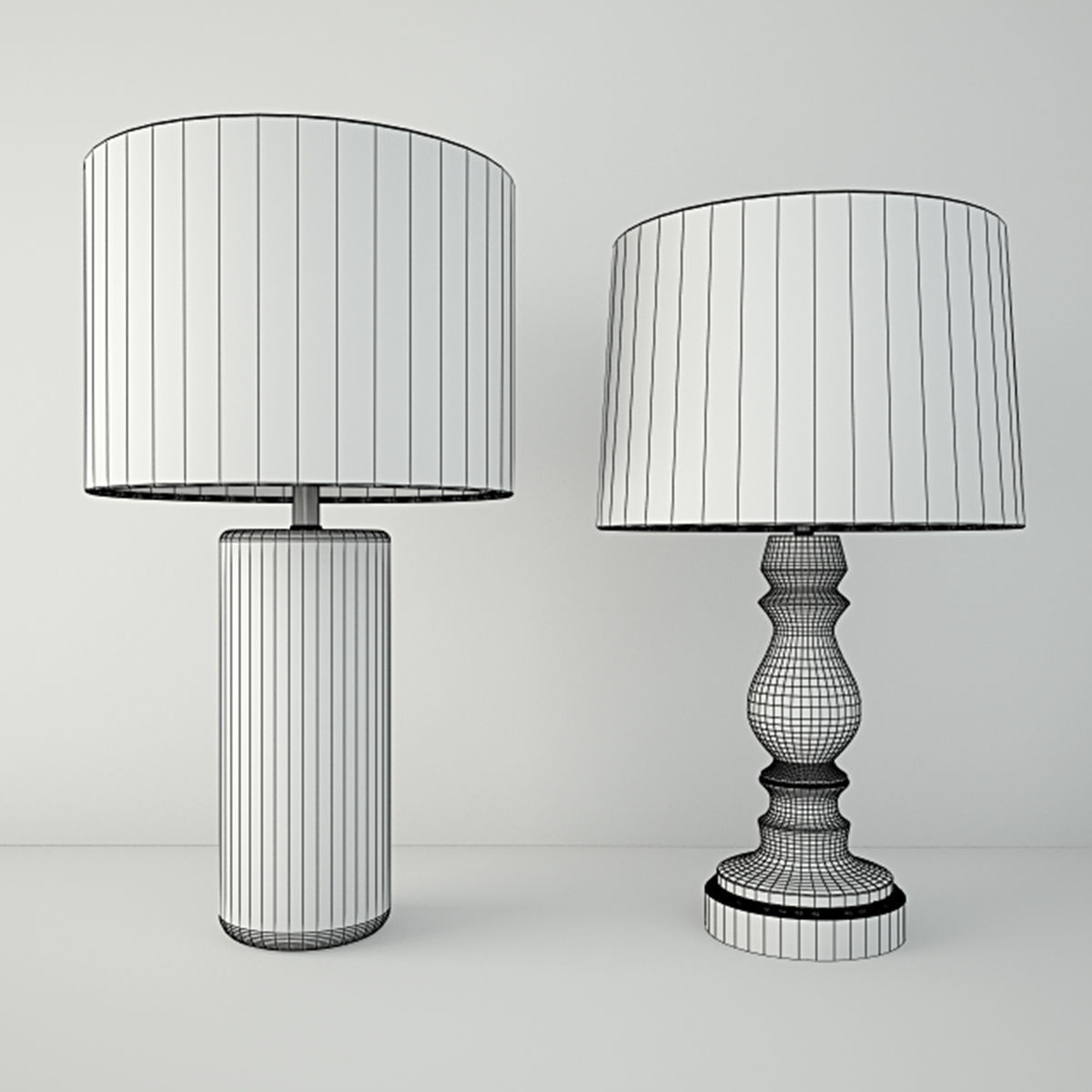 Table Lamps by ZARA HOME 2 3D model_4