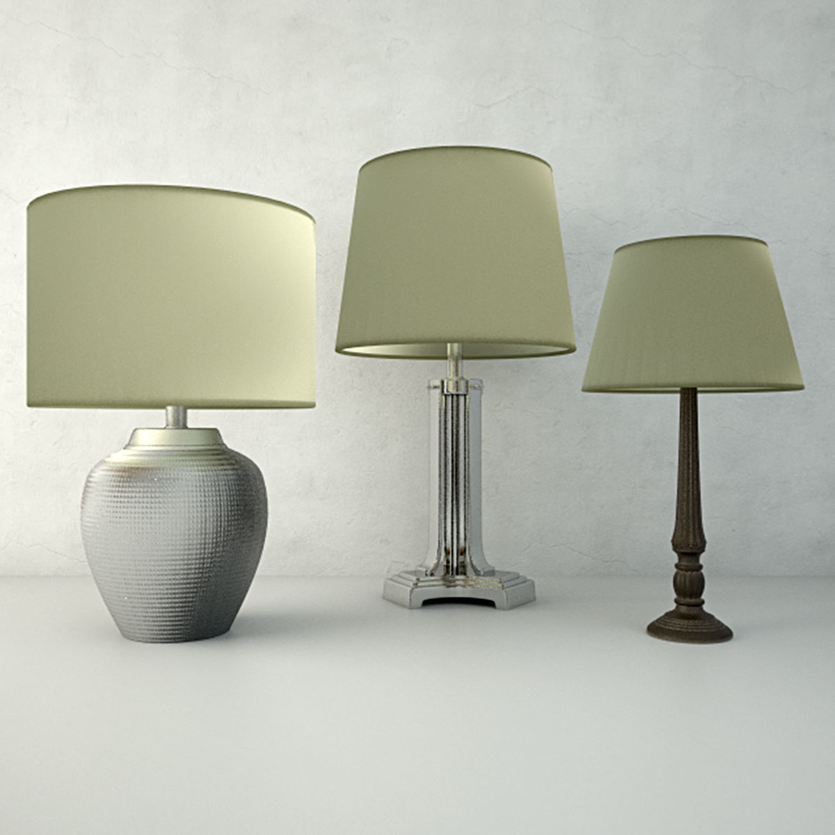 Table Lamps by ZARA HOME 4 3D model_3