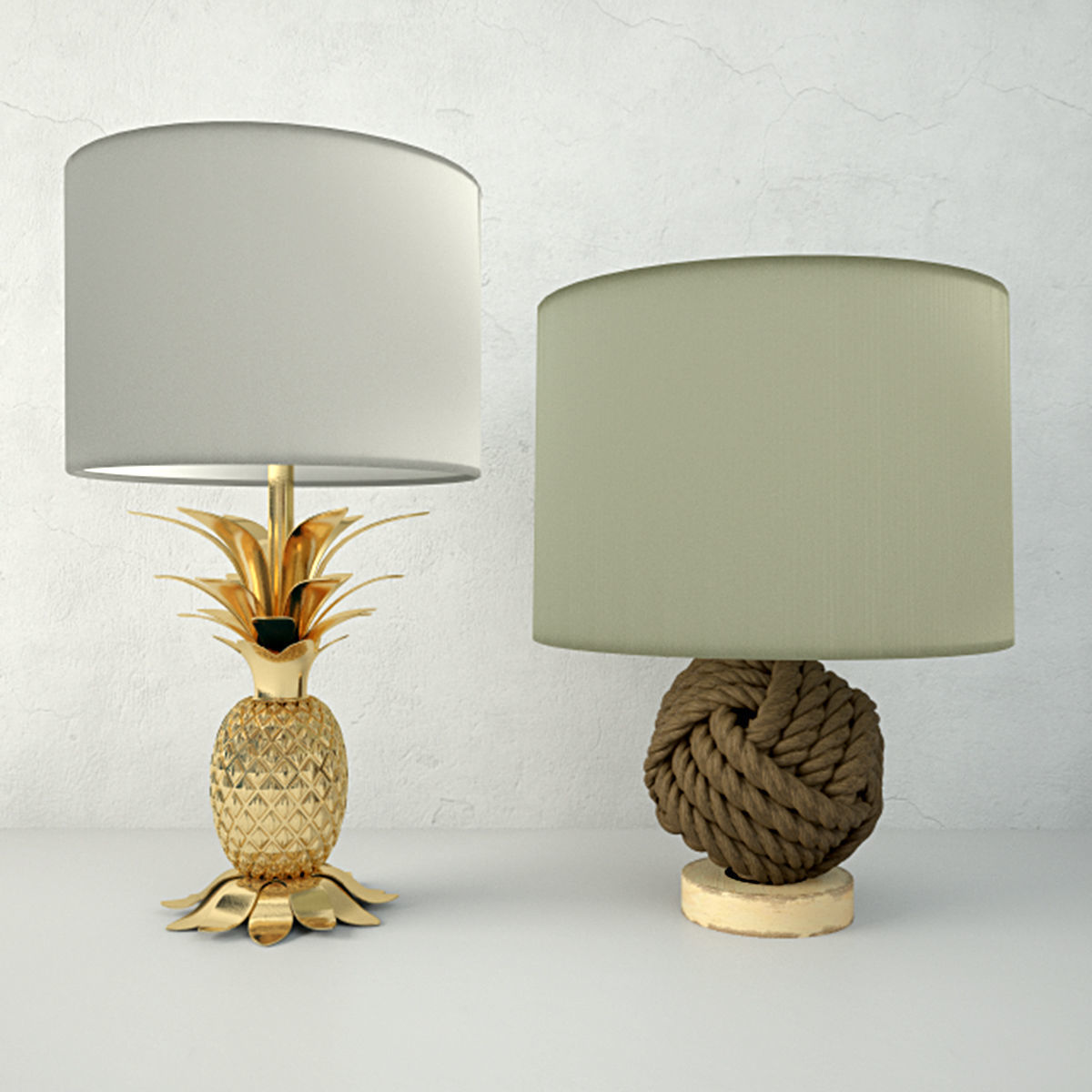Table Lamps by ZARA HOME 4 3D model_1