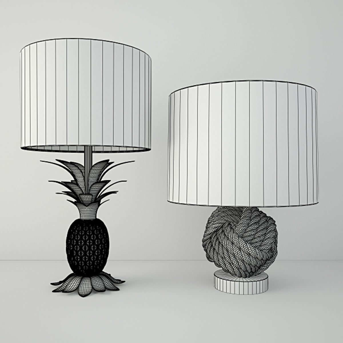 Table Lamps by ZARA HOME 4 3D model_2