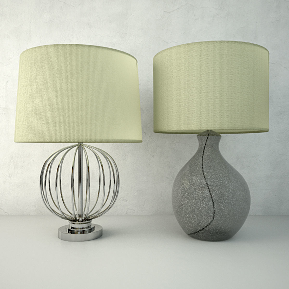 Table Lamps by ZARA HOME 5 3D model_3