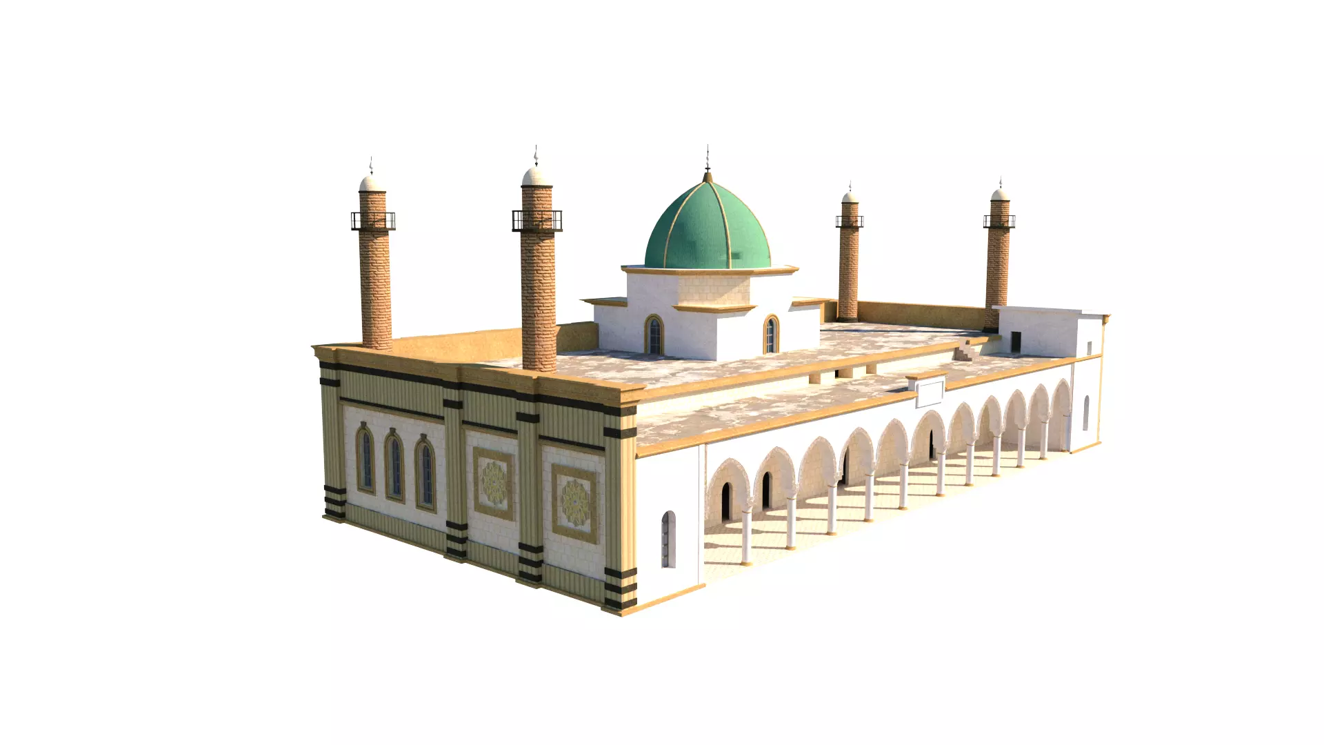 Al Nuri Great Mosque Reconstruction 3D model