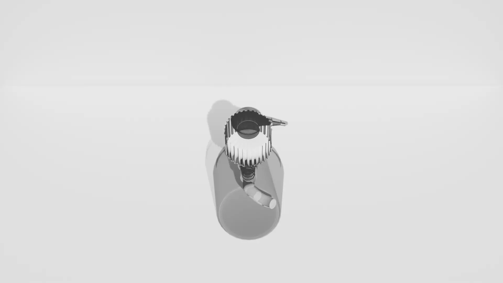 Gel dispenser Low-poly 3D model