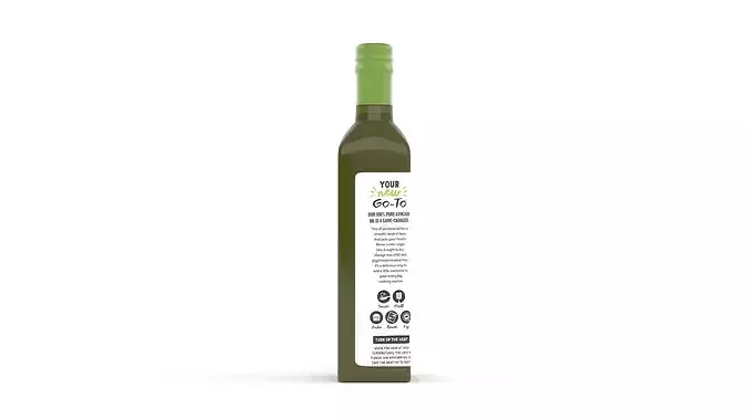 Avocado Oil 3D model 3