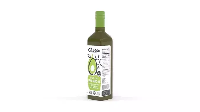 Avocado Oil 3D model 5