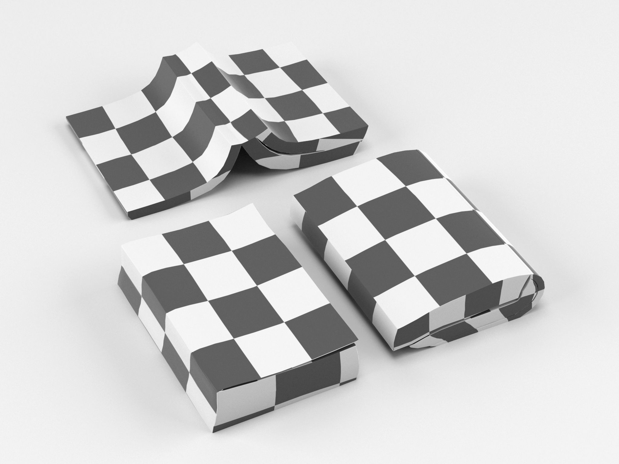Open Book Set 3D model_2