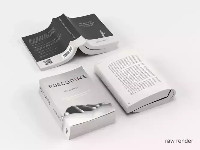Open Book Set 3D model