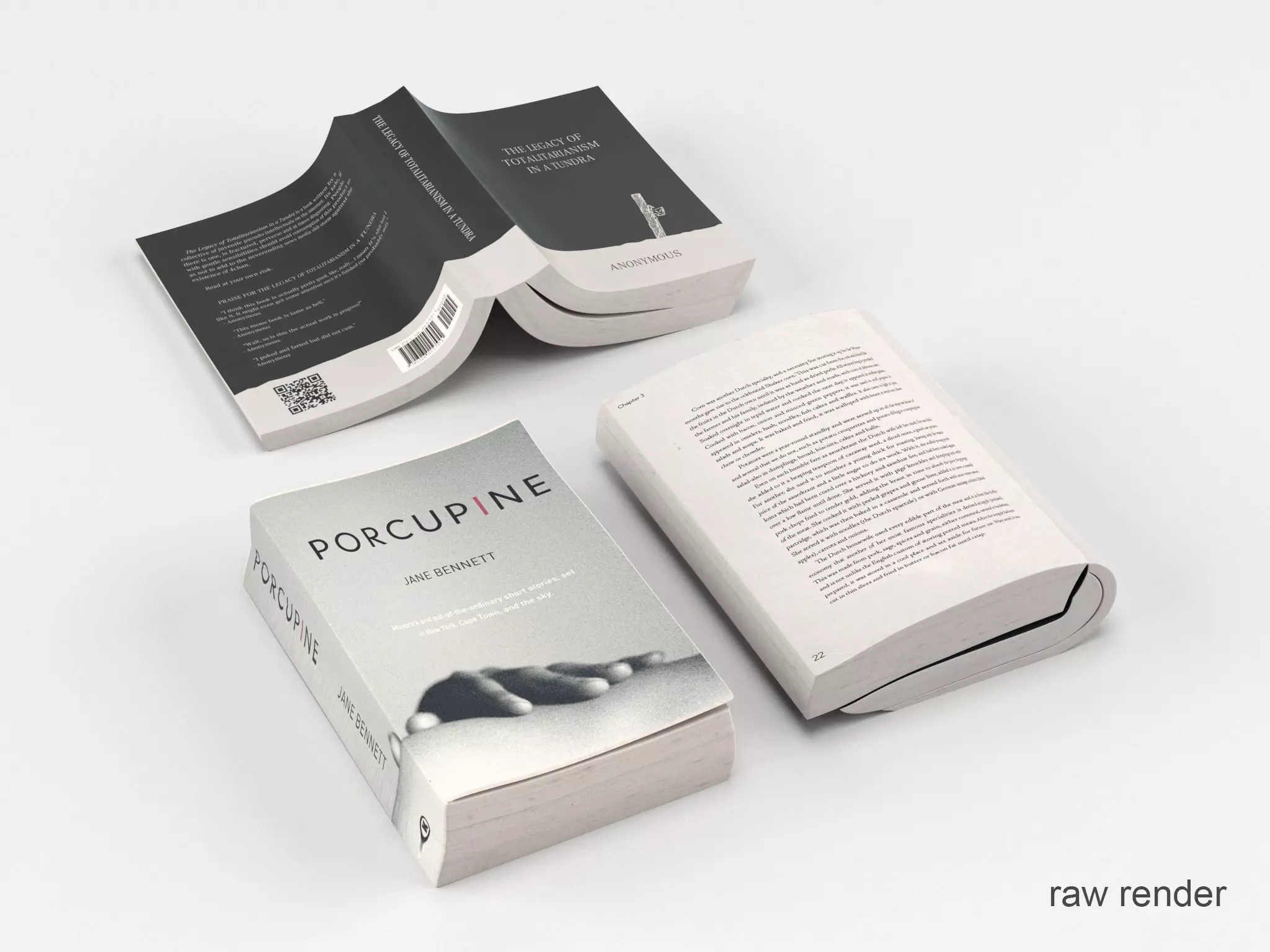Open Book Set 3D model_0