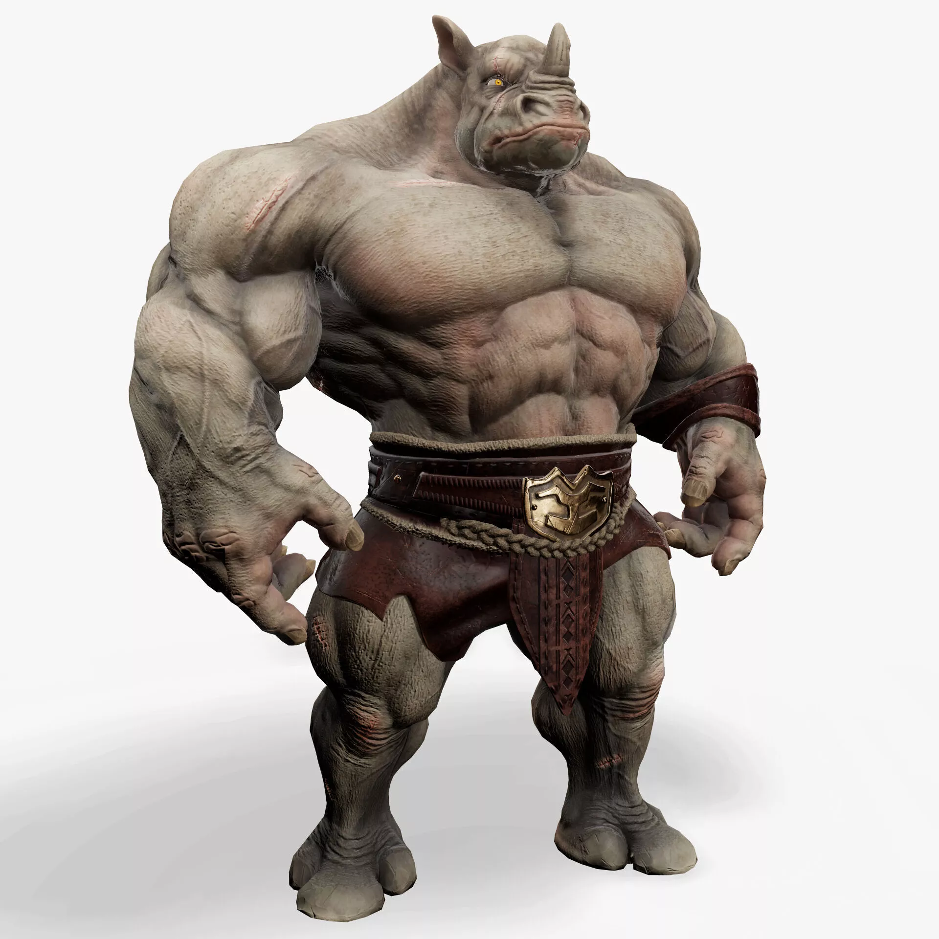 Creature Heavy Fighter Rhino Low-poly 3D model