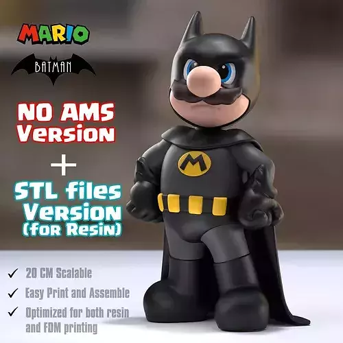 Mario X Batman