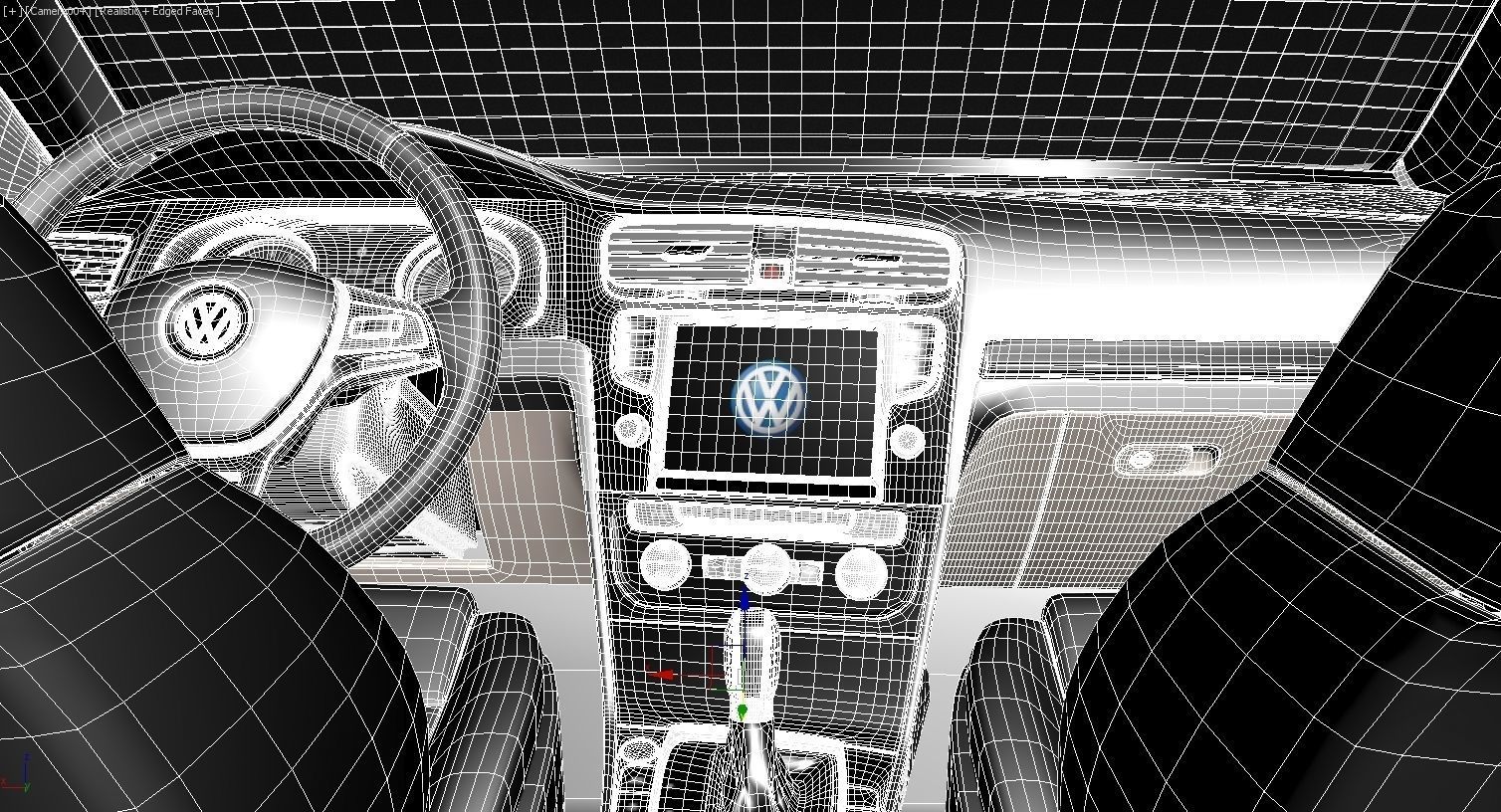 VW Golf VII 7 3D model_11