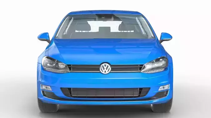 VW Golf VII 7 3D model