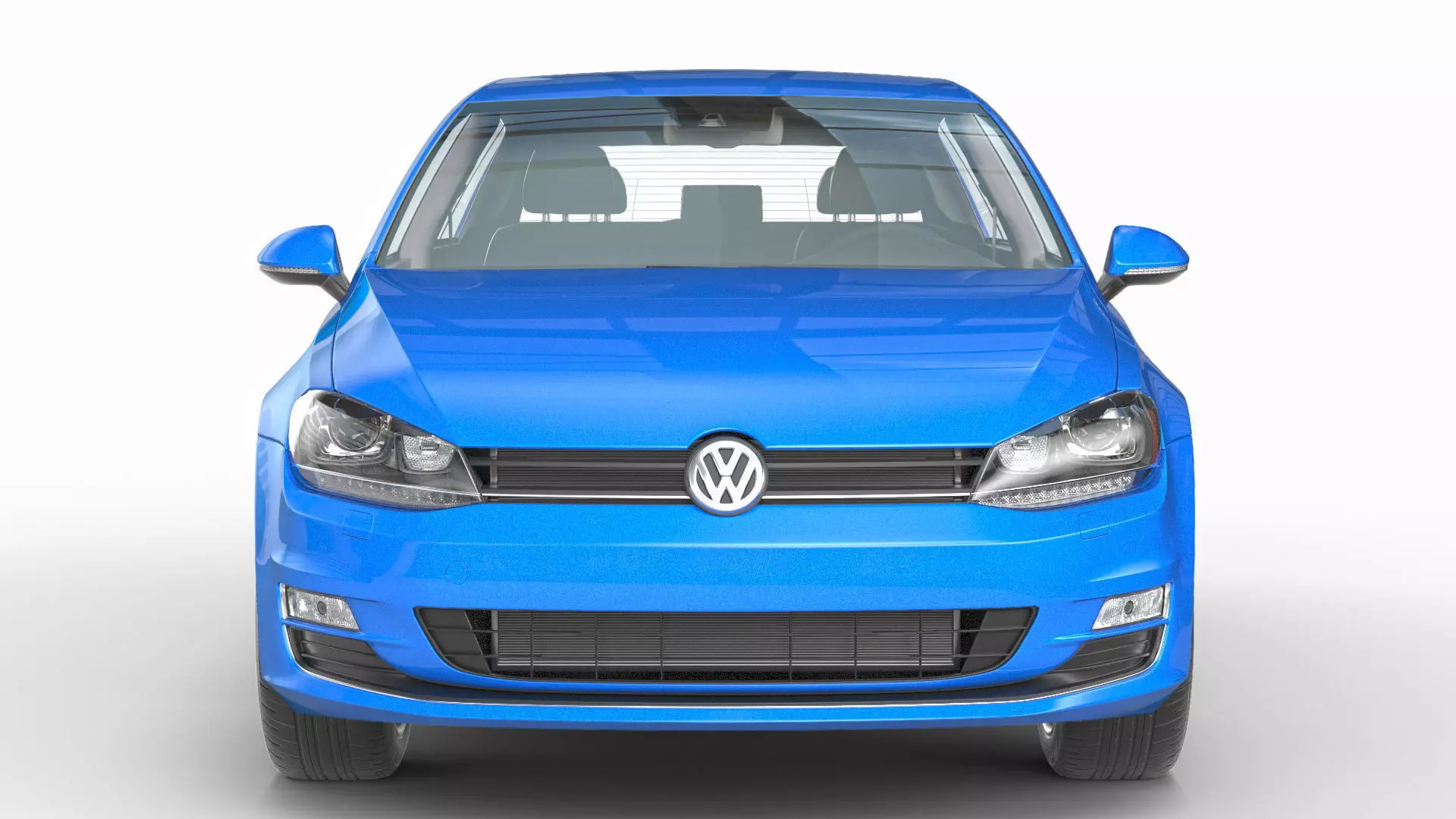 VW Golf VII 7 3D model_0