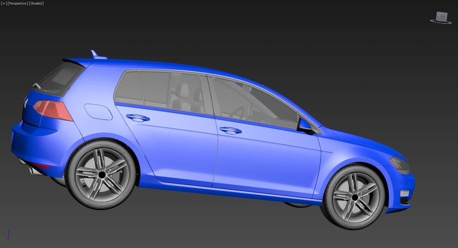 VW Golf VII 7 3D model_8