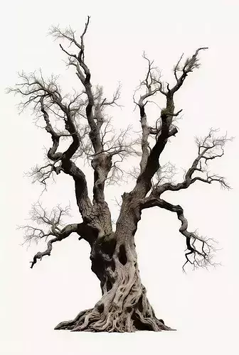 Ancient Dead Tree 3D Model