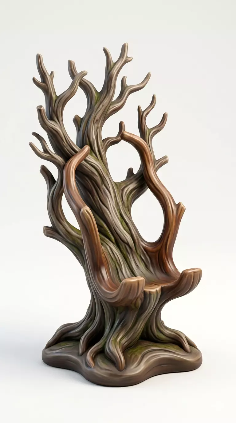 Dead Tree Mobile Stand 3D Model 3D print model