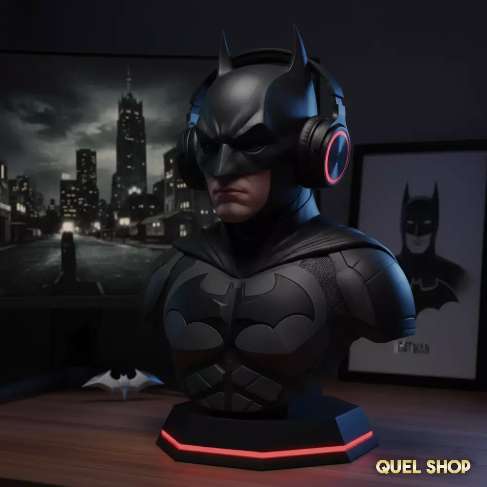 Batman Dark Knight Headphone Stand STL 3D print model