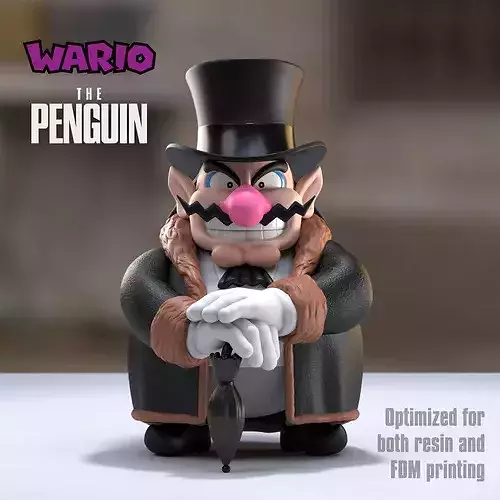 Wario X the Pinguin