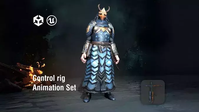 Warrior in Ornate Armor