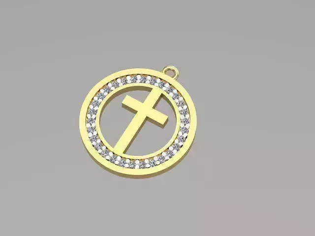Cross christian pendant