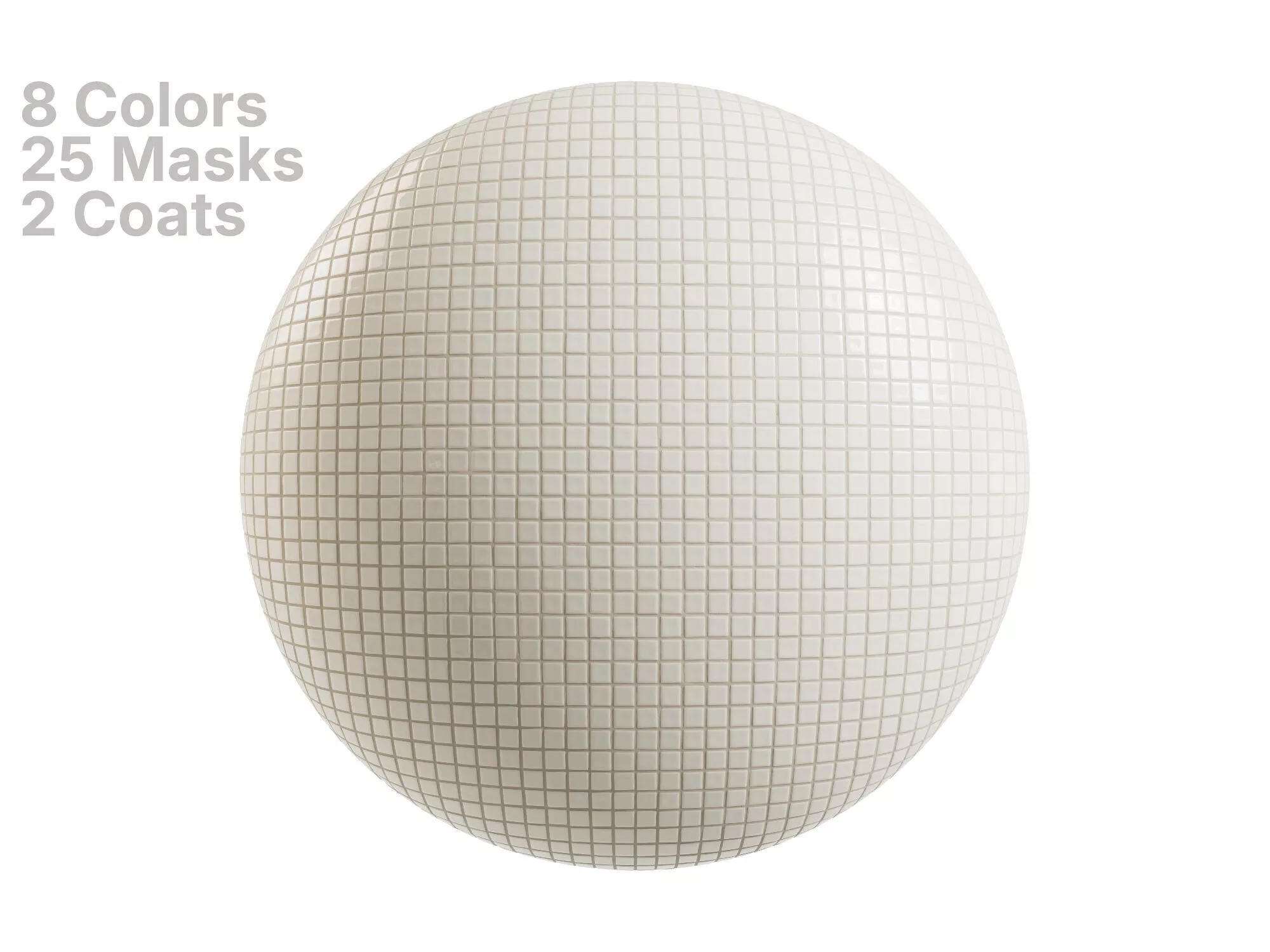 Square Mosaic in Grid Layout Texture