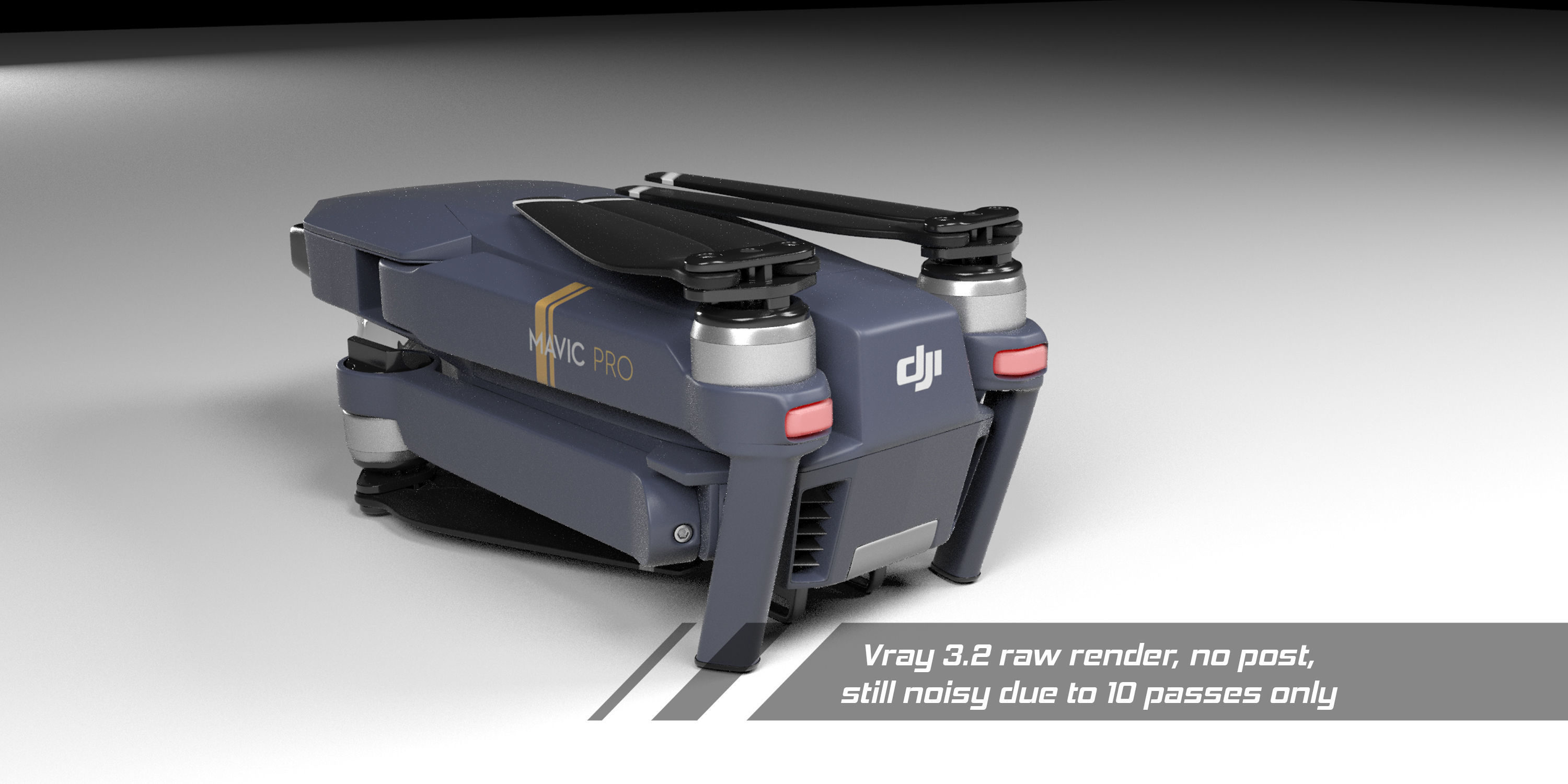 dji mavic pro quadcopter 3D model_18