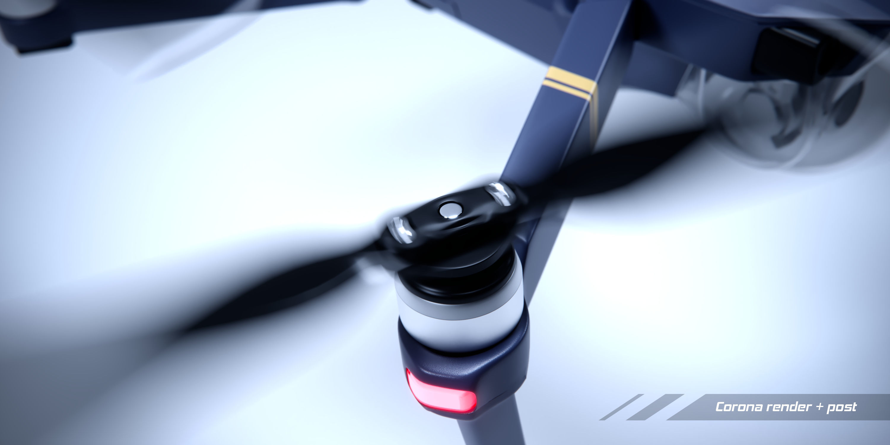 dji mavic pro quadcopter 3D model_4