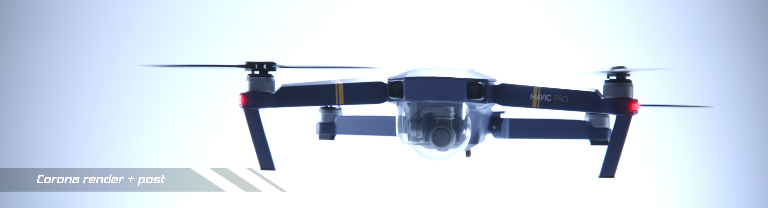 dji mavic pro quadcopter 3D model_9