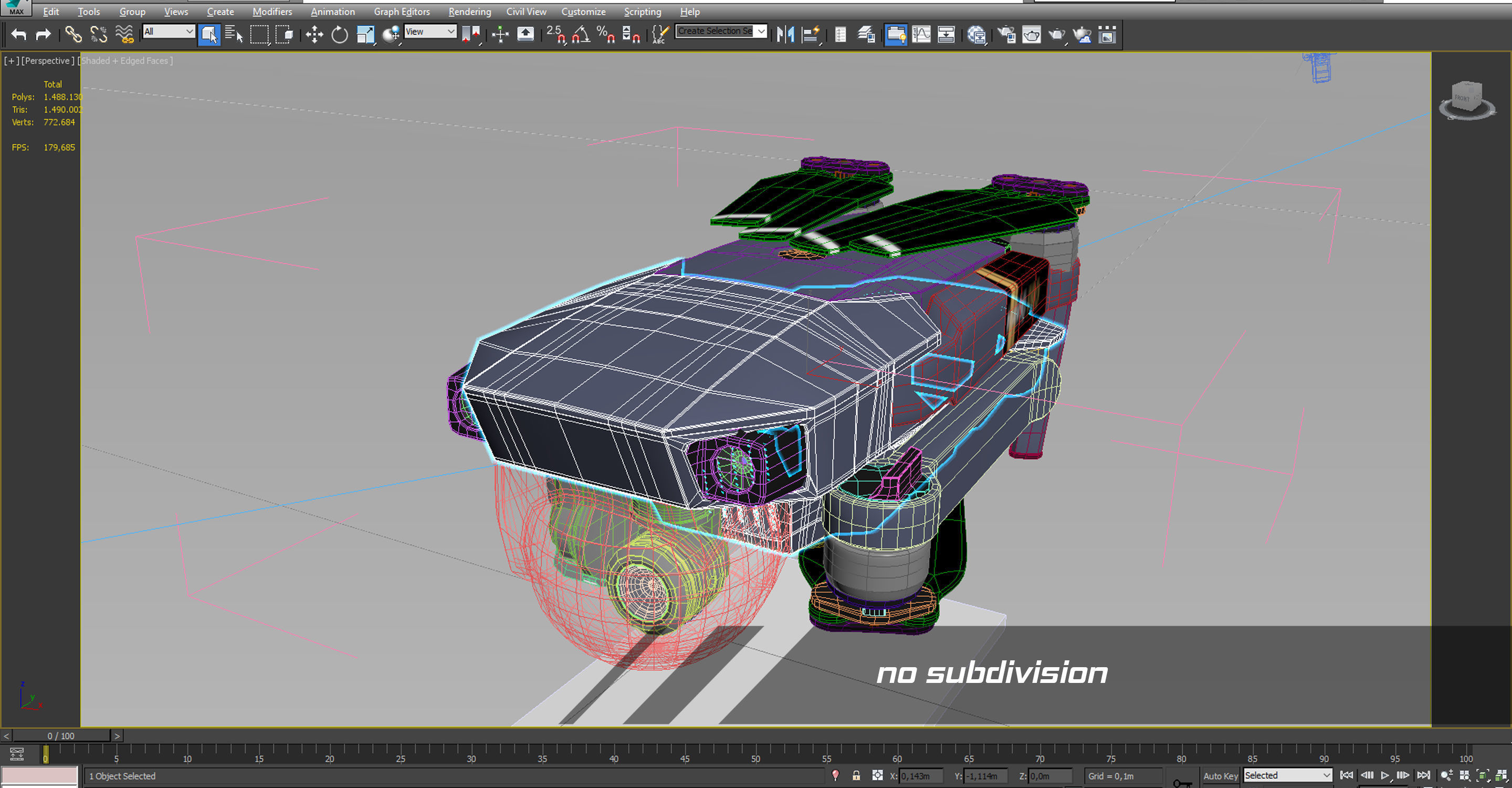 dji mavic pro quadcopter 3D model_23