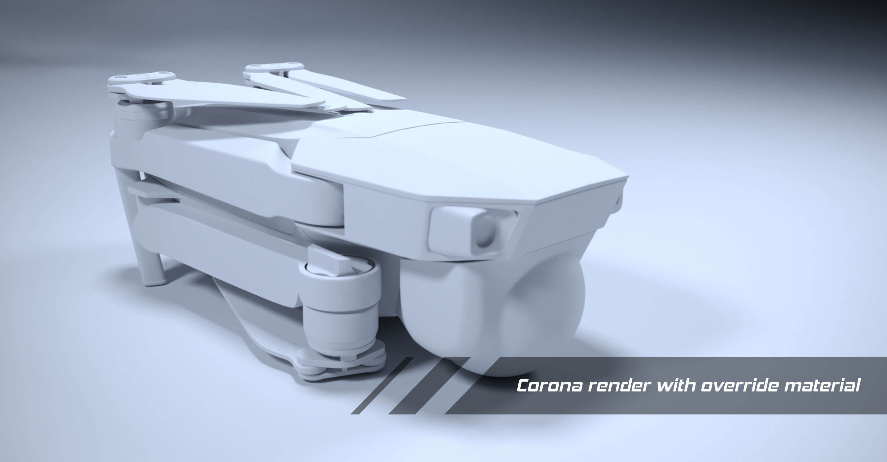 dji mavic pro quadcopter 3D model_13