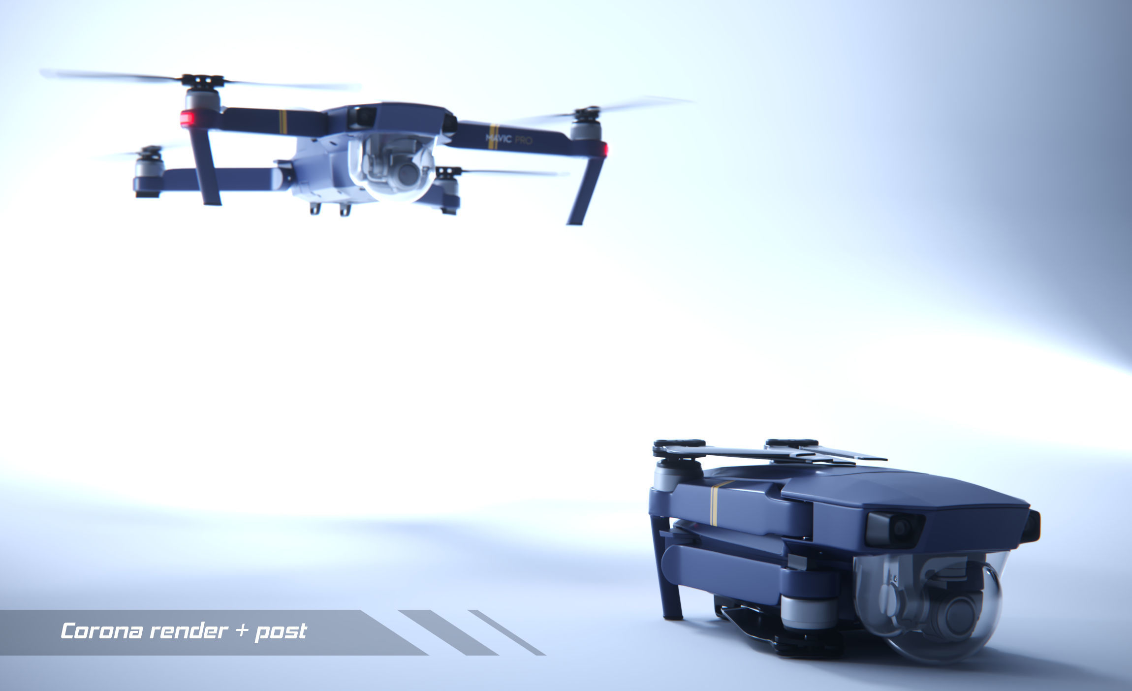 dji mavic pro quadcopter 3D model_8