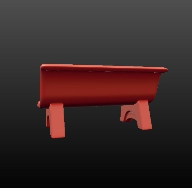Marble bench for architecture-props 3D print model_14