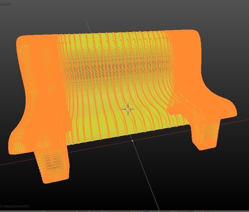 Marble bench for architecture-props 3D print model_9