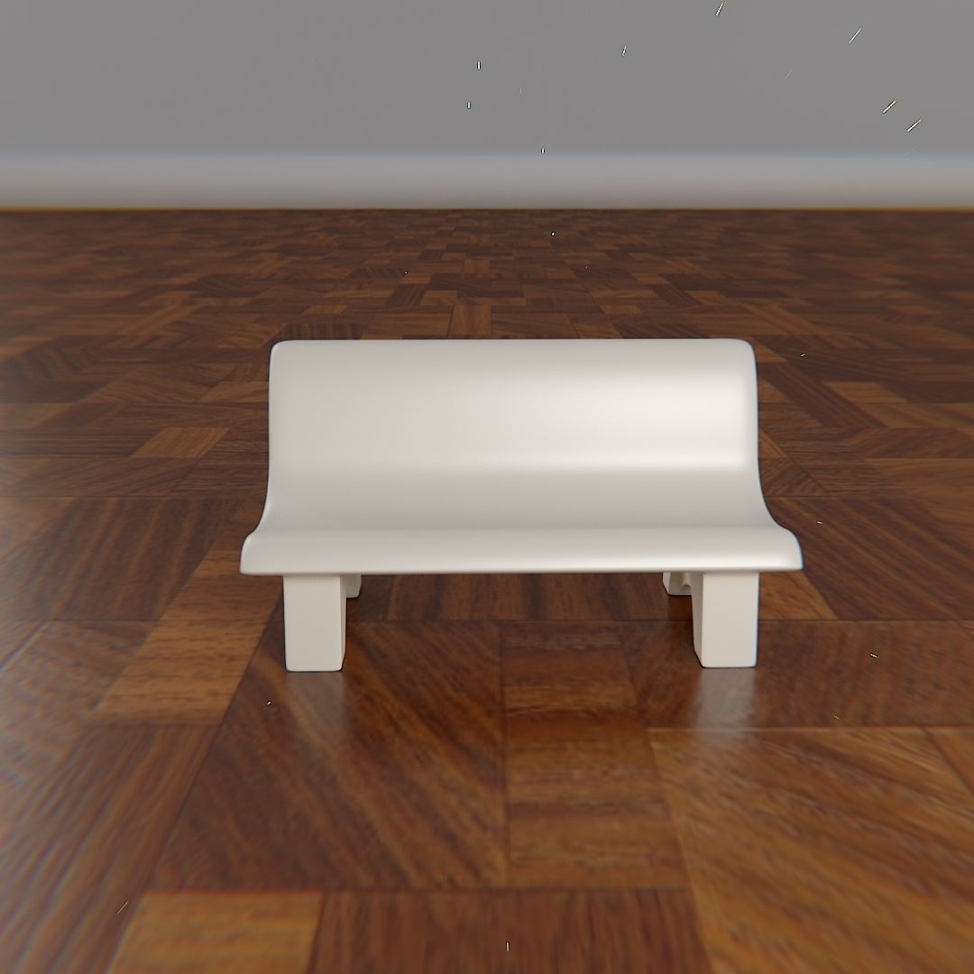 Marble bench for architecture-props 3D print model_6