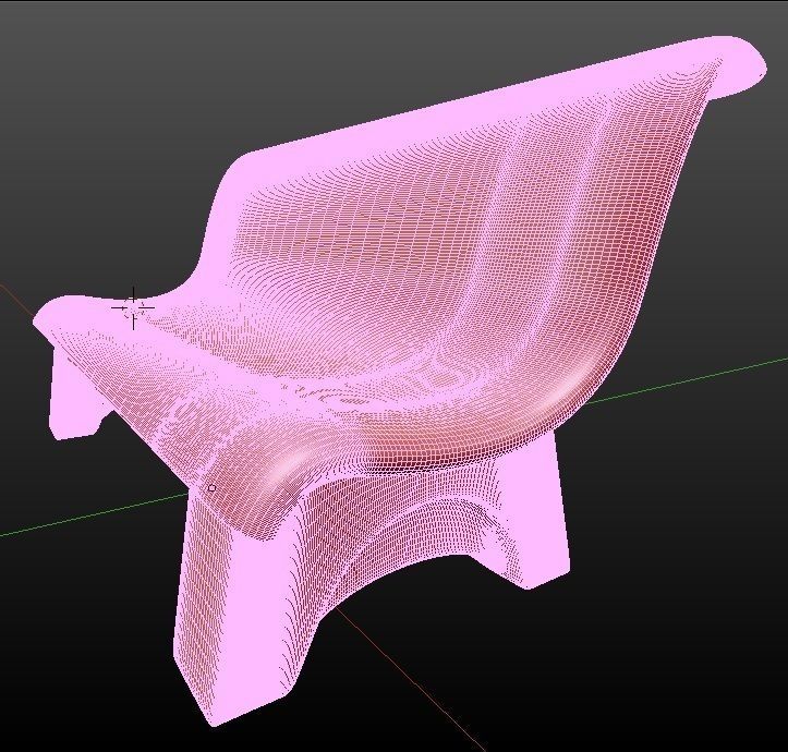 Marble bench for architecture-props 3D print model_8