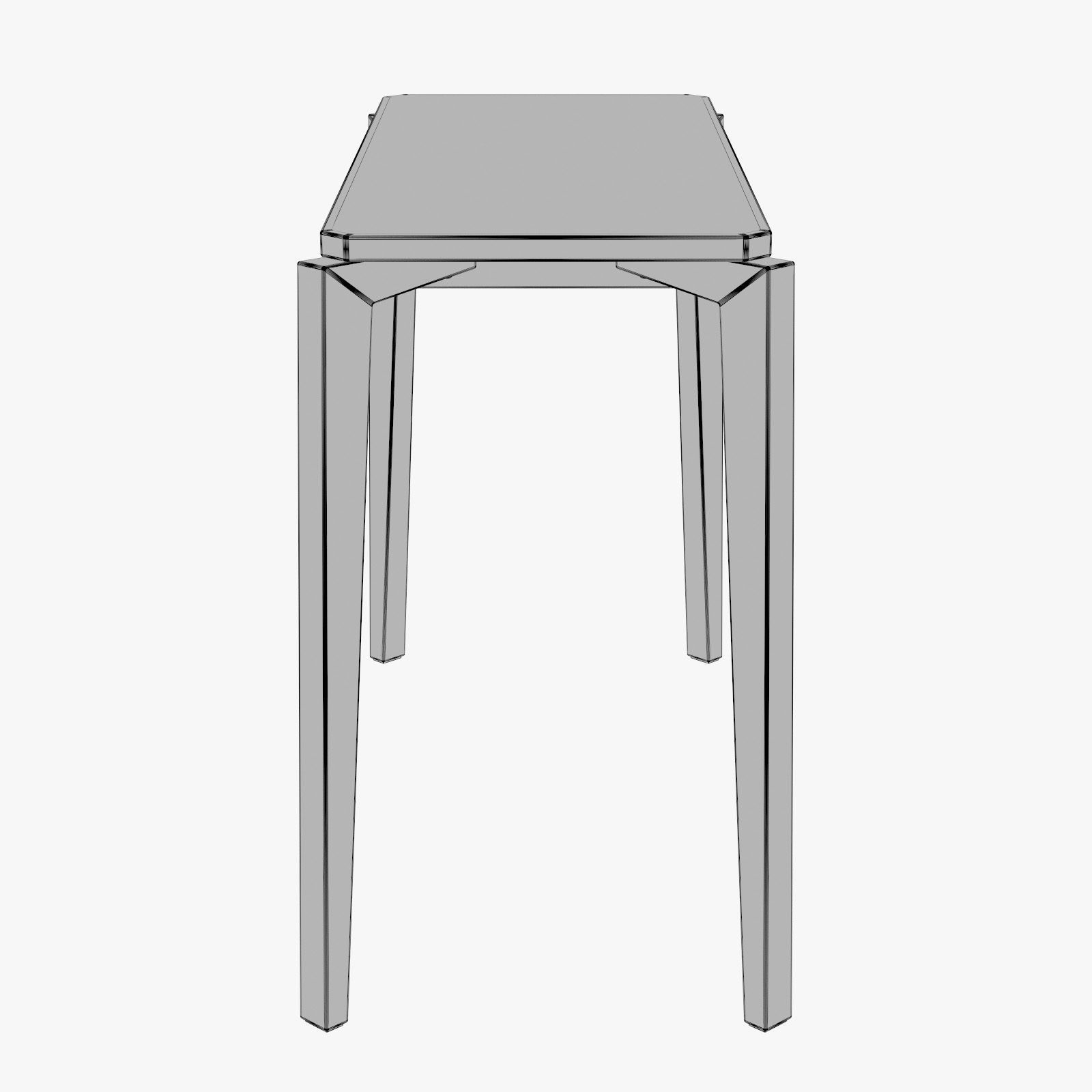 Console table Atom 1 3D model_9