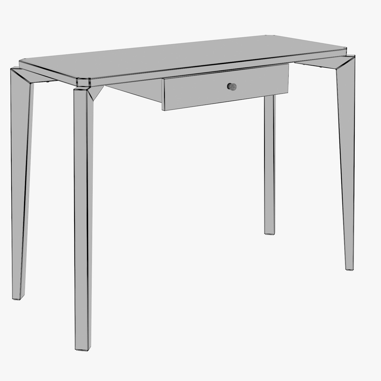 Console table Atom 1 3D model_11