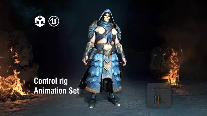 Warrior in Intricate Armor
