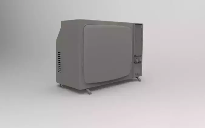 Old Tv 3D Printable  3D print model