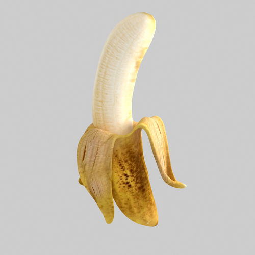 Banana Low-poly 3D model