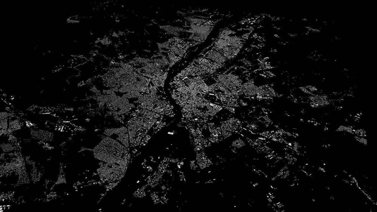 Budapest Streets and Buildings 3D model_2